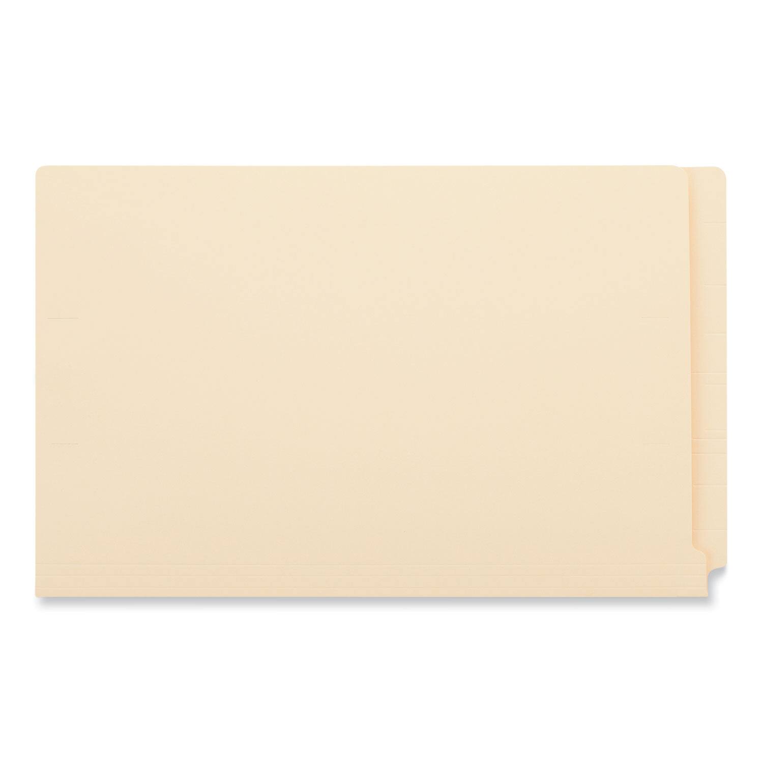 Angle. Universal - Universal Reinforced End Tab Fastener Folders  0.75 Expansion  2 Fasteners  Legal Size  Manila Exterior  50 per Box.