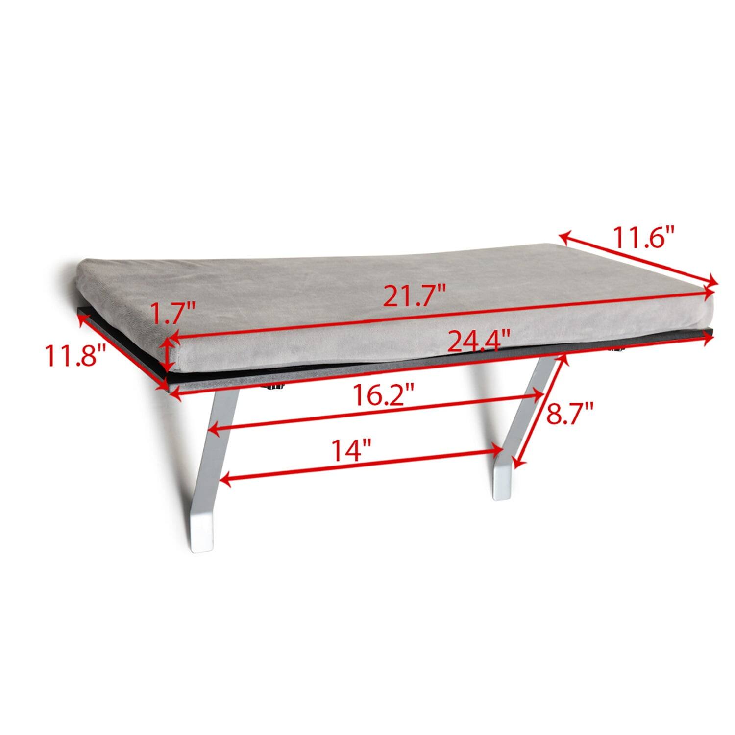 11.6"  
11.8"  
1.7"  
21.7"  
24.4"  
16.2"  
14"  
8.7"