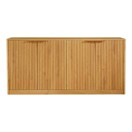 Forest'nSky - 59-inch modern wavy sideboard, curved contour design storage cabinet - Natural