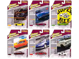 "Classic Gold Collection" 2025 Release 1 Set A of 6 Cars 1/64 Diecast Model Cars by Johnny Lightning