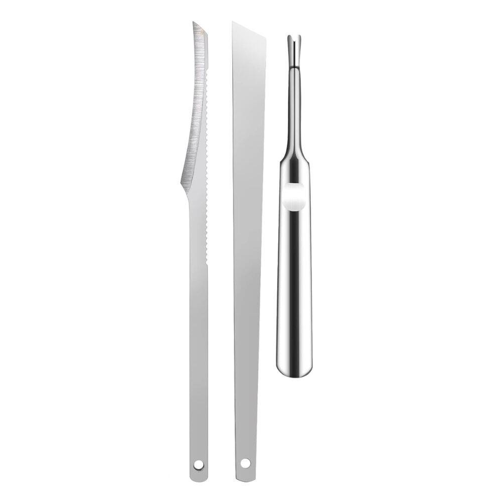 Alt View 2. Beauty Hub Ecommerce - 7-Pack Ingrown Toenail Tool Kit - Silver.