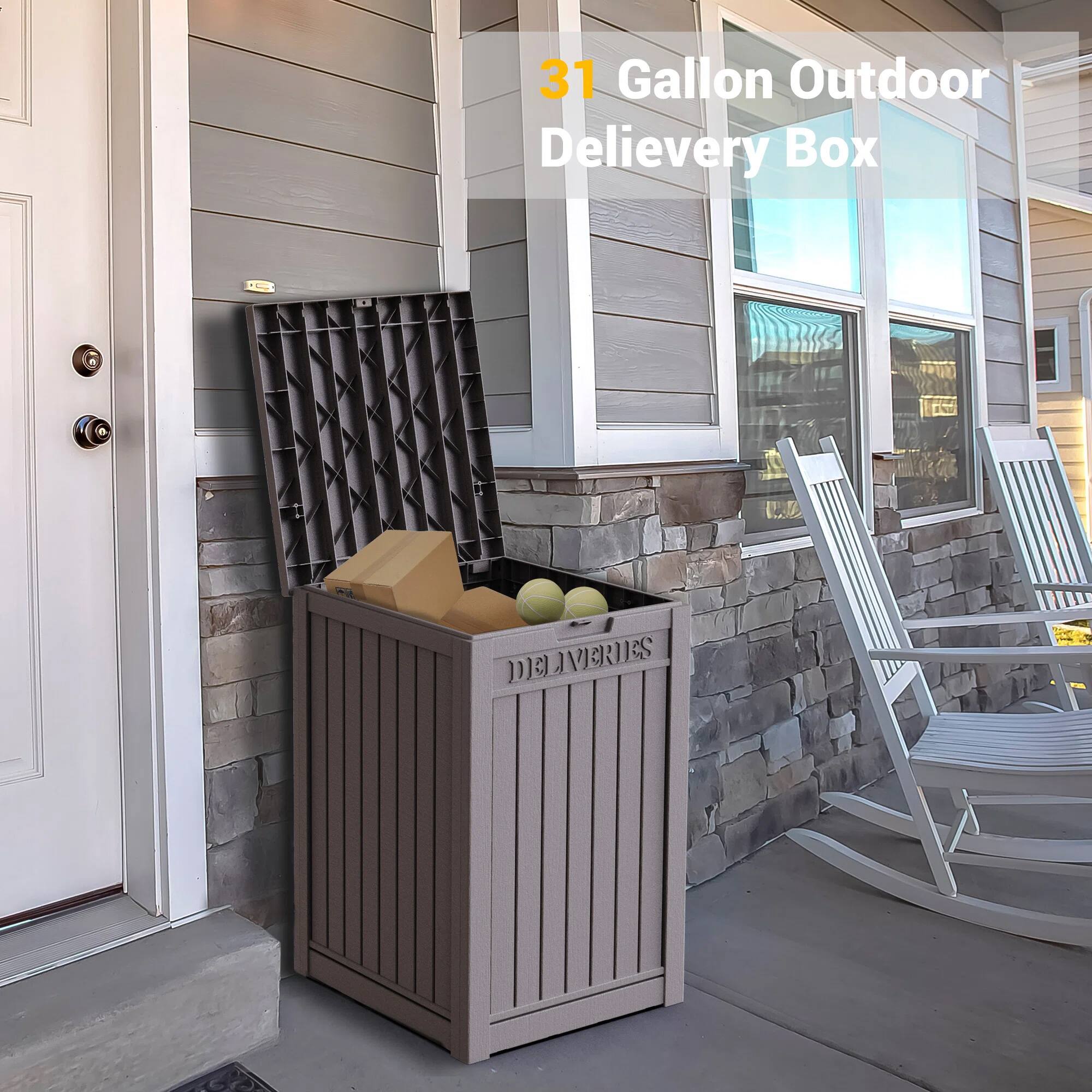 31 Gallon Outdoor Delivery Box