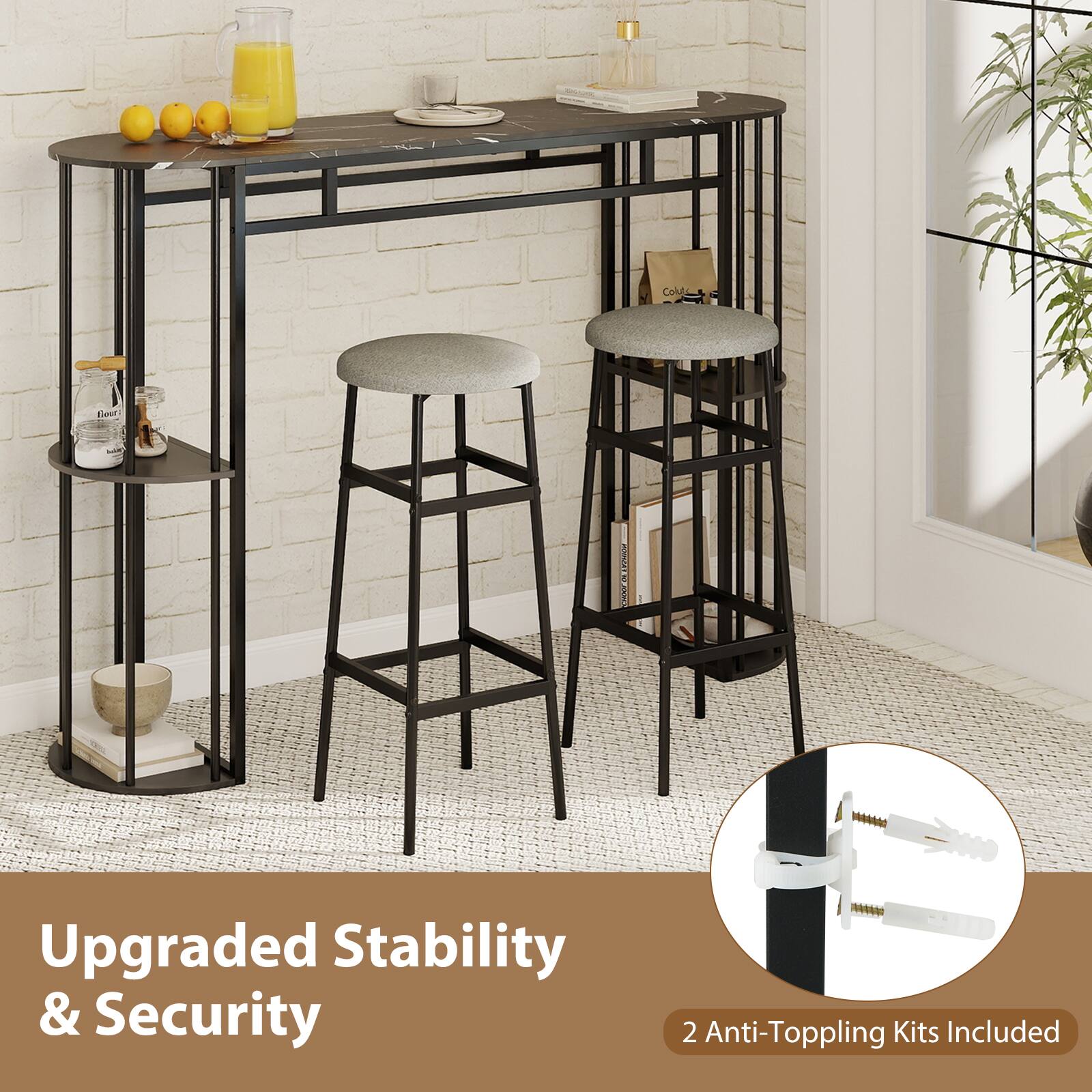 Cola Beer I AAAr Upgraded Stability & Security - 2 Anti-Toppling Kits Included