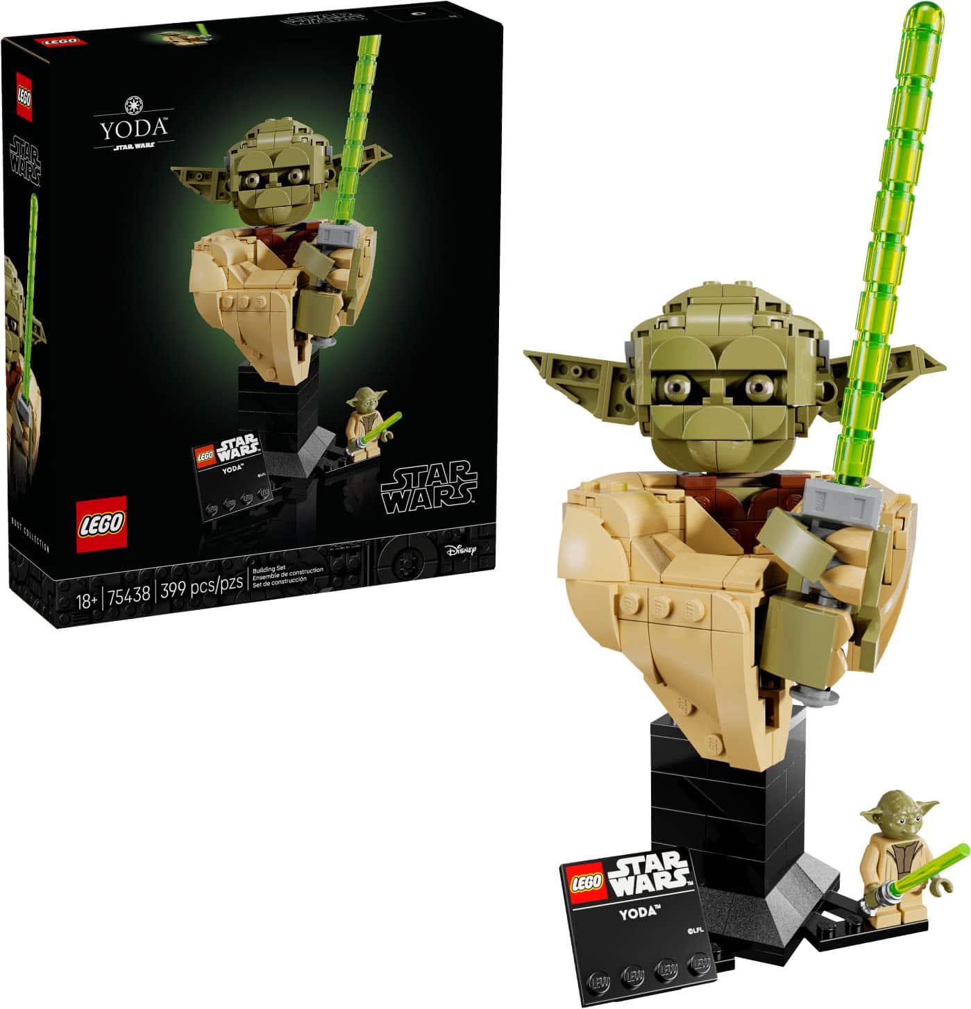 LEGO - Star Wars: Attack of the Clones Yoda Bust 75438
