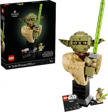 YODA
STAR WARS
LEGO
75438
399 pcs/pzs
18+
LEGO
STAR WARS
YODA