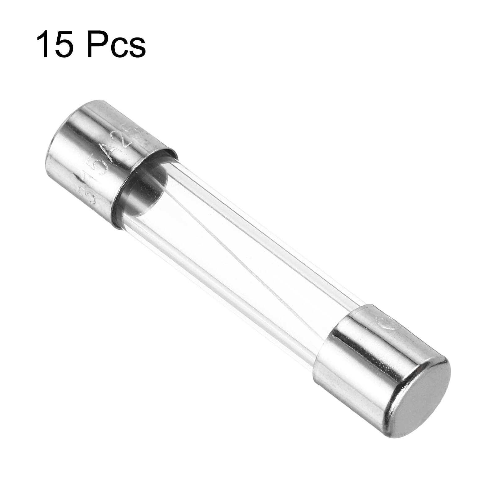 Alt View 2. Unique Bargains - 3.15A 250V 6x30mm Time Delay Glass Fuse UL Listed Slow Blow Fuse for Home Appliances 15pcs.