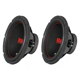 BOSS Audio - Boss Chaos Exxtreme 12" 1200W Dual Voice Coil 4 Ohm Car Audio Subwoofer (2 Pack) - Black