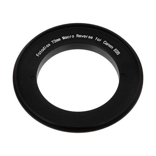 Fotodiox - 72mm Macro Reverse Ring for Canon EF/EF-S Cameras - Reverse Filter Thread to Camera Mount Adapter