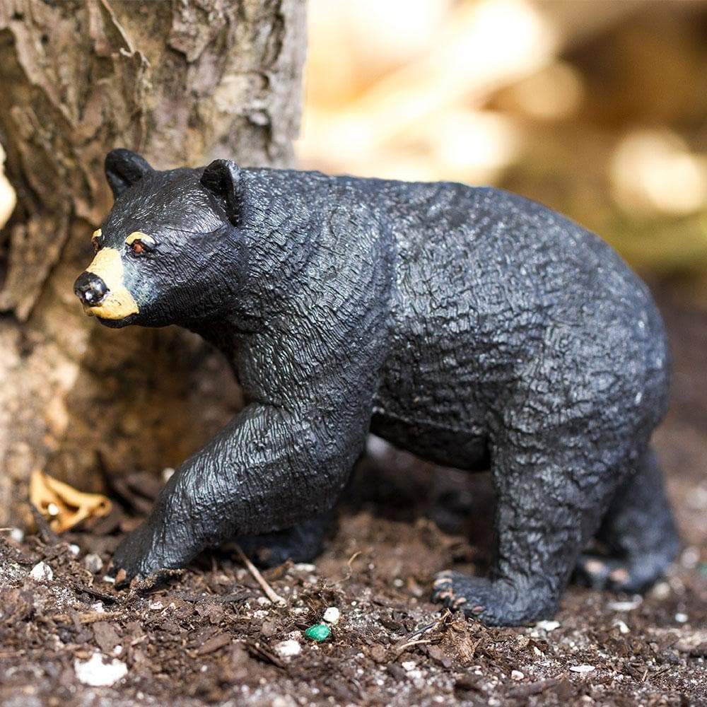 Back. Safari Ltd. - Black Bear Toy Figurine.