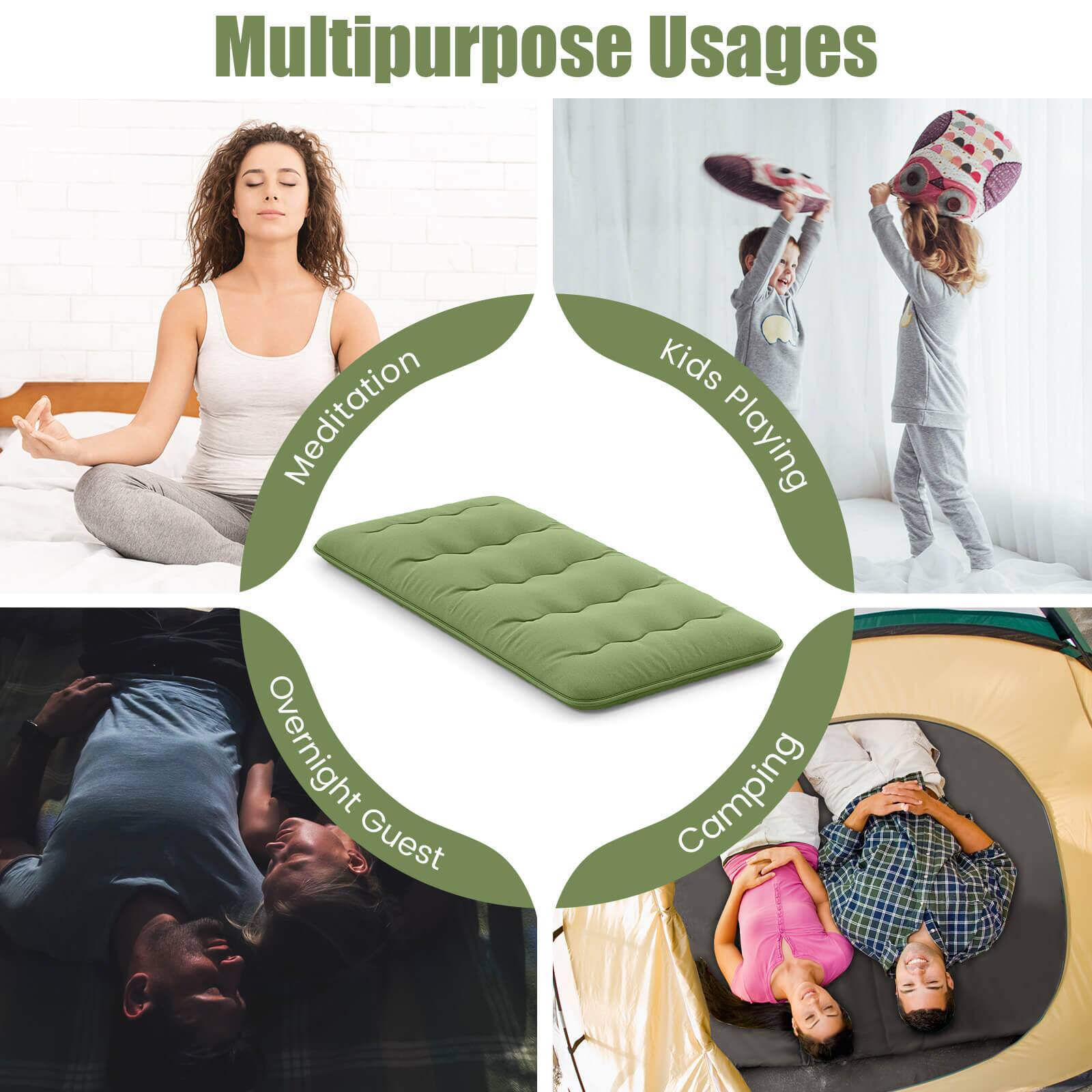 Multipurpose Usages

- Meditation
- Kids Playing
- Overnight Guest
- Camping