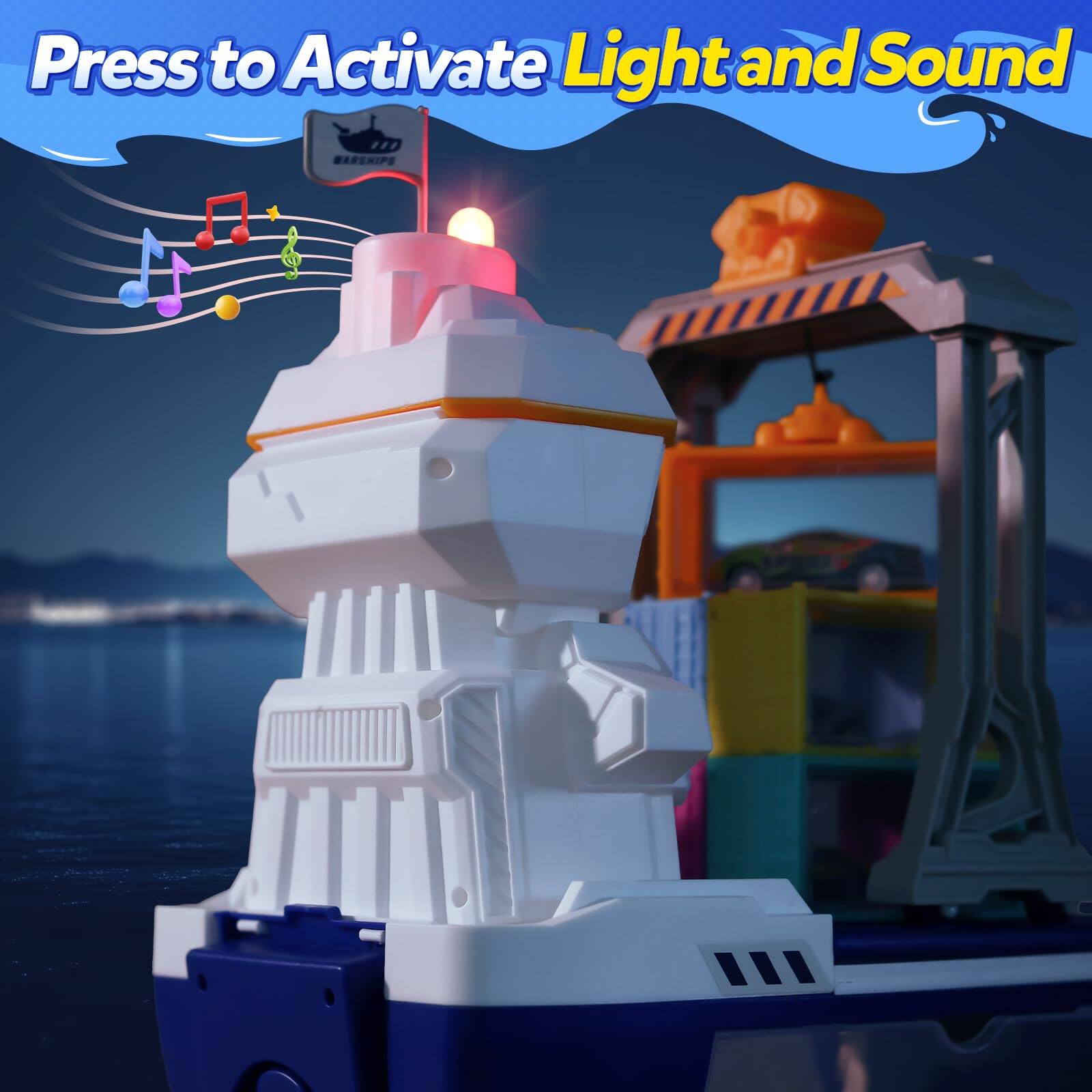 Press to Activate Light and Sound