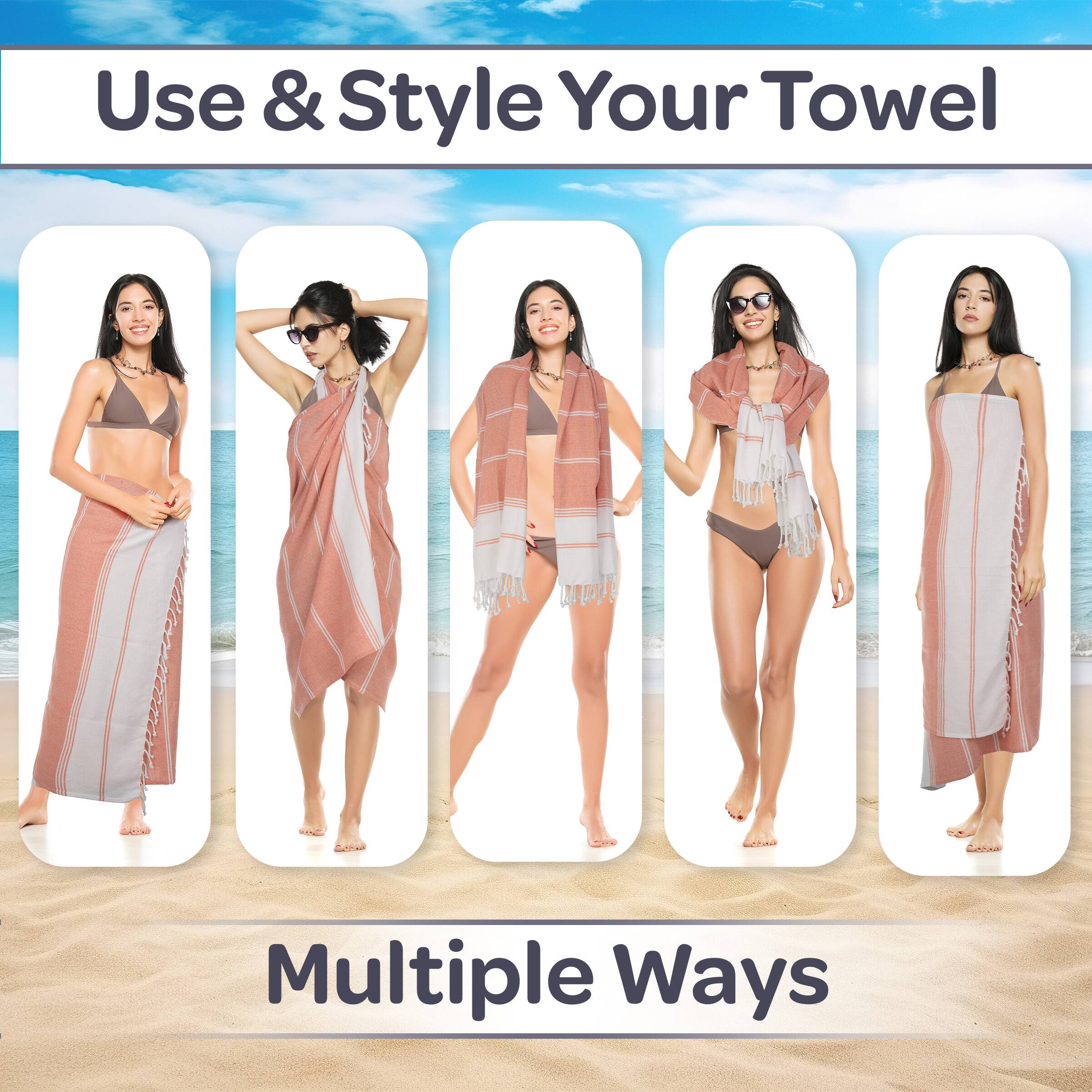 Use & Style Your Towel  
Multiple Ways