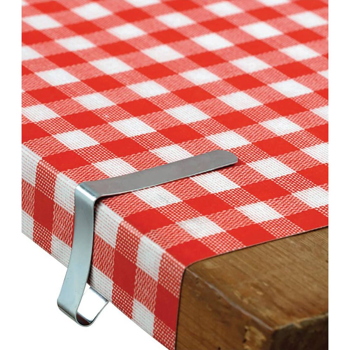Alt View 1. Coghlan’s - Coghlan's Tablecloth Clamps (6 Pack) Rust Resistant Steel Fits Most Table Cloths - Silver.