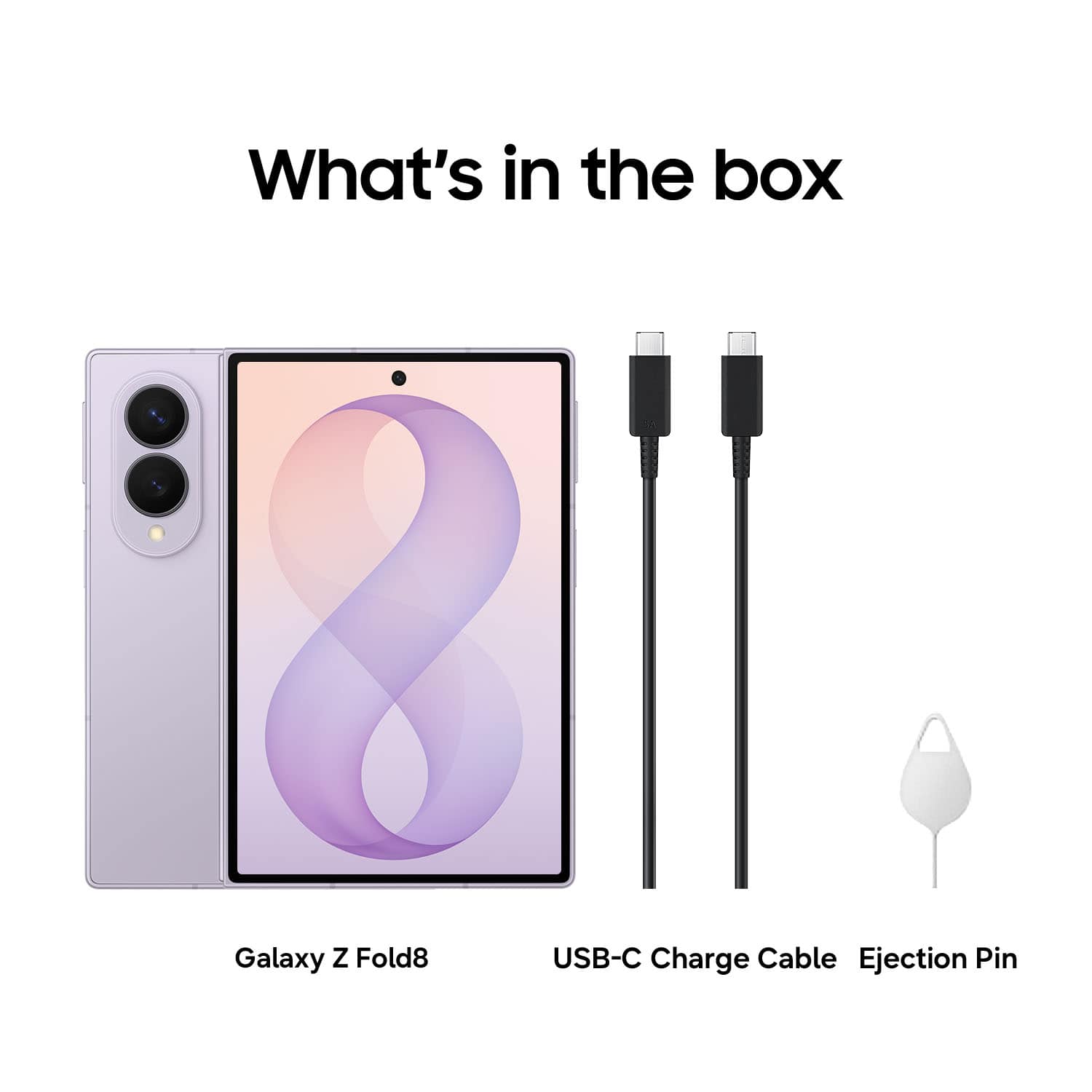 Samsung Galaxy Z Fold8 256GB Lavender (AT&T) SM-F971ULVAATT - Best Buy