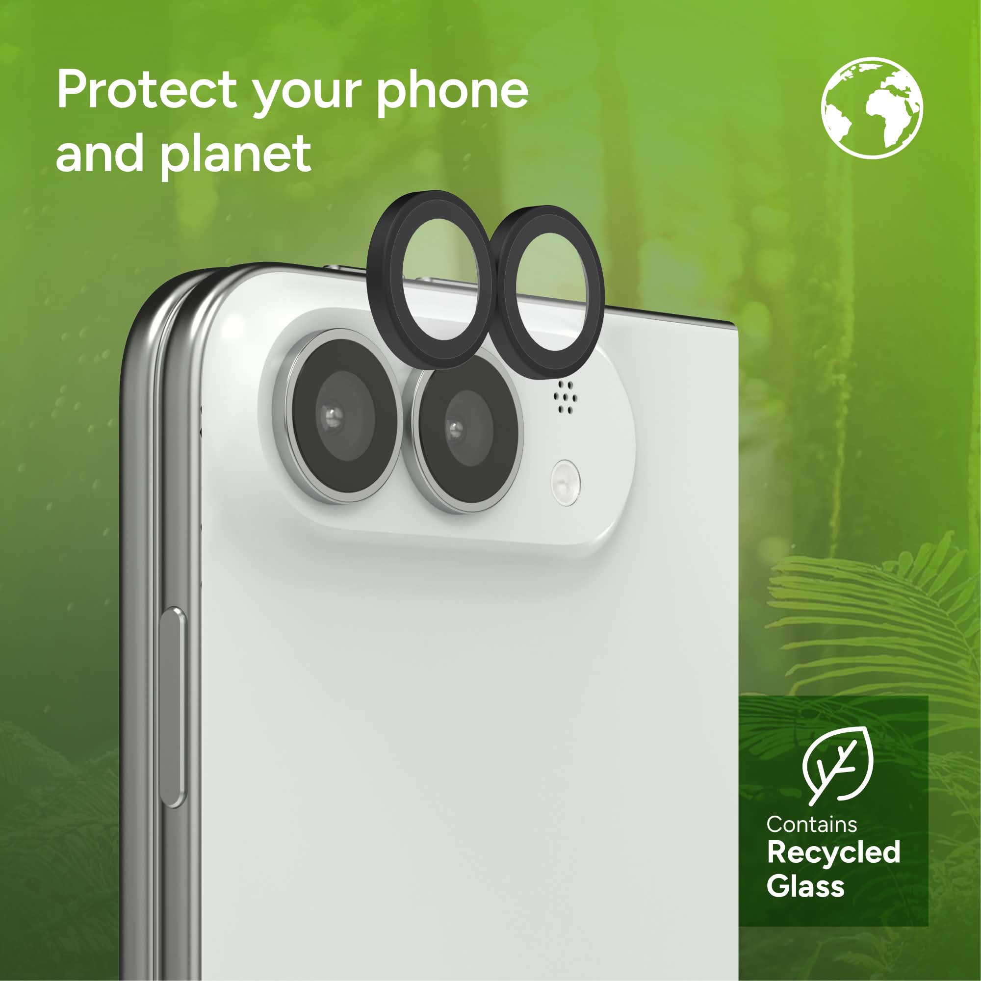 Protect your phone and planet

Contains Recycled Glass