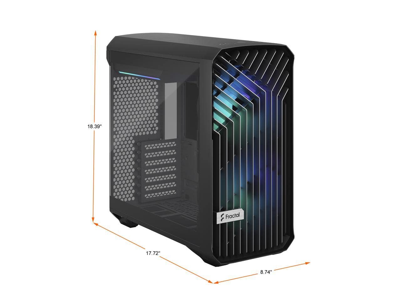 Fractal Design Torrent Compact RGB Black TG Light Tempered Glass