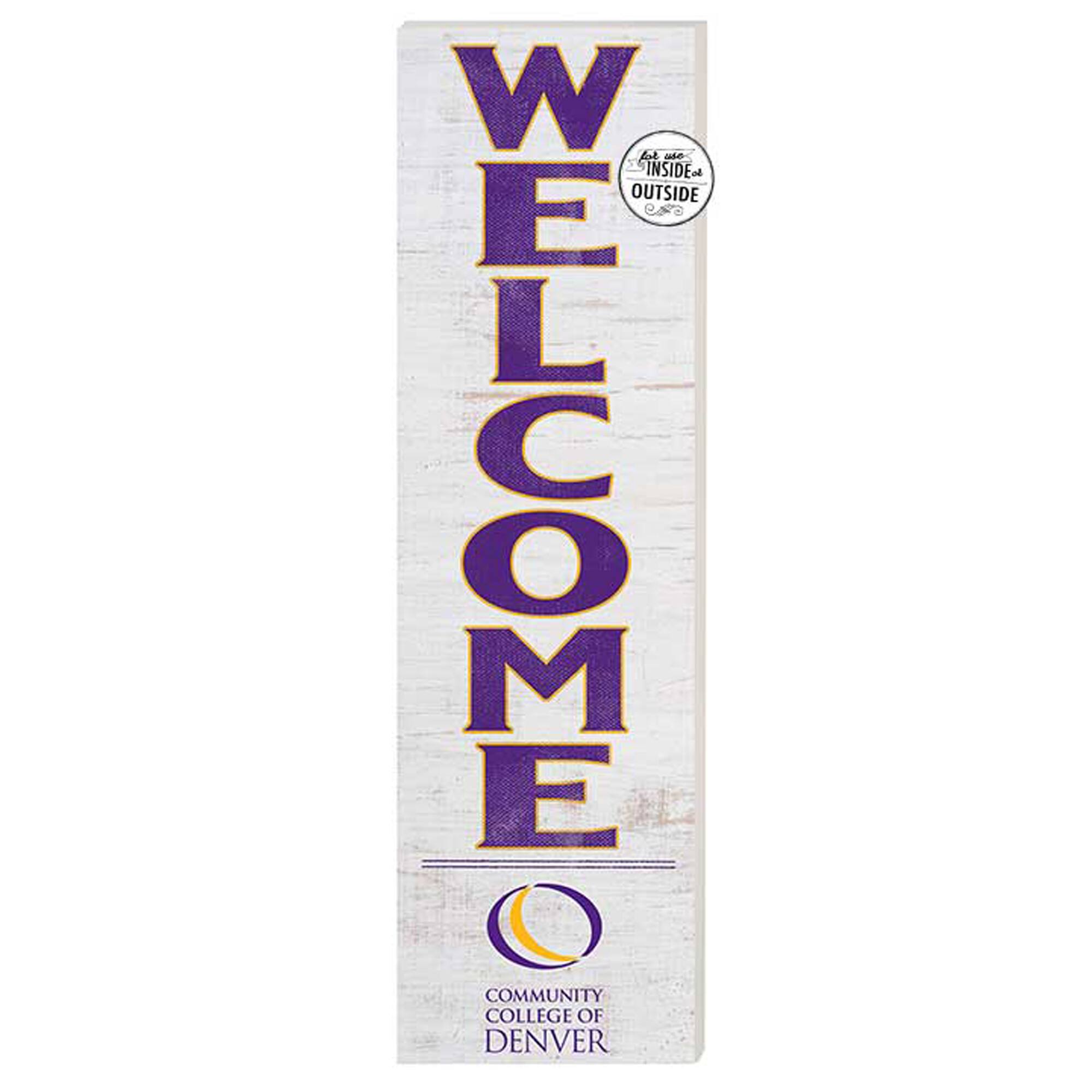 CCD CityHawks 10'' x 35'' Indoor/Outdoor Welcome Sign
