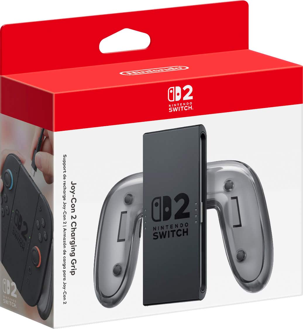 The text on the image is already correctly grouped and formatted. It reads: "Joy-Con 2 - Nintendo Switch - Charging Grip for Joy-Con 2 - Nintendo Switch."