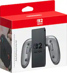Nintendo - Joy-Con 2 Charging Grip - Black - Front_Zoom