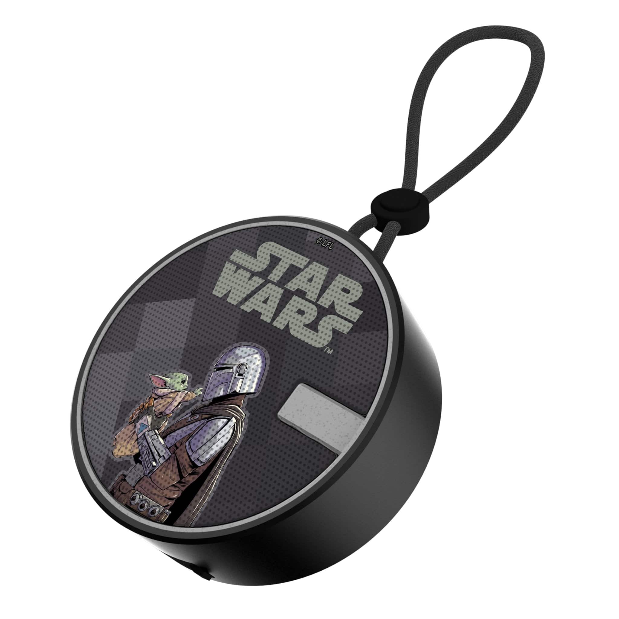 Keyscaper - Star Wars: The Mandalorian Color Block Waterproof Speaker - Grogu and Din Djarin