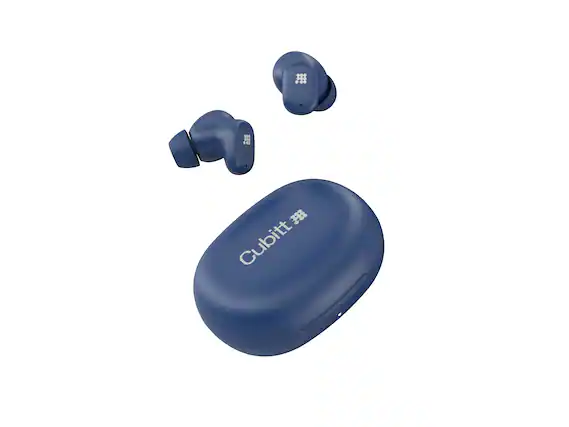 Front. Cubitt - Power Earbuds - Blue.