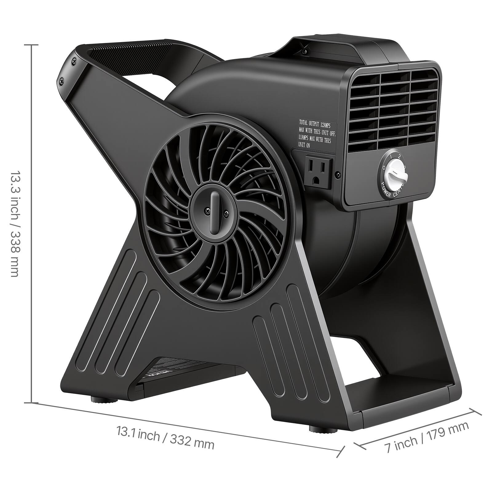 TUTAL MTRT TS MA U7 THIS INT MAS M E TS BE - 13.3 inch / 338 mm FnoRER CEN 13.1 inch / 332 mm 7 inch / 179 mm