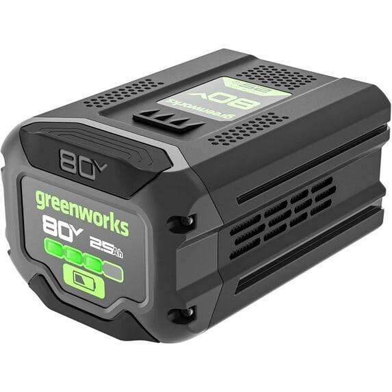 80V 2.5Ah Lithium-Ion Battery | Genuine Greenworks Battery | Compatible with 75+ Greenworks Tools
