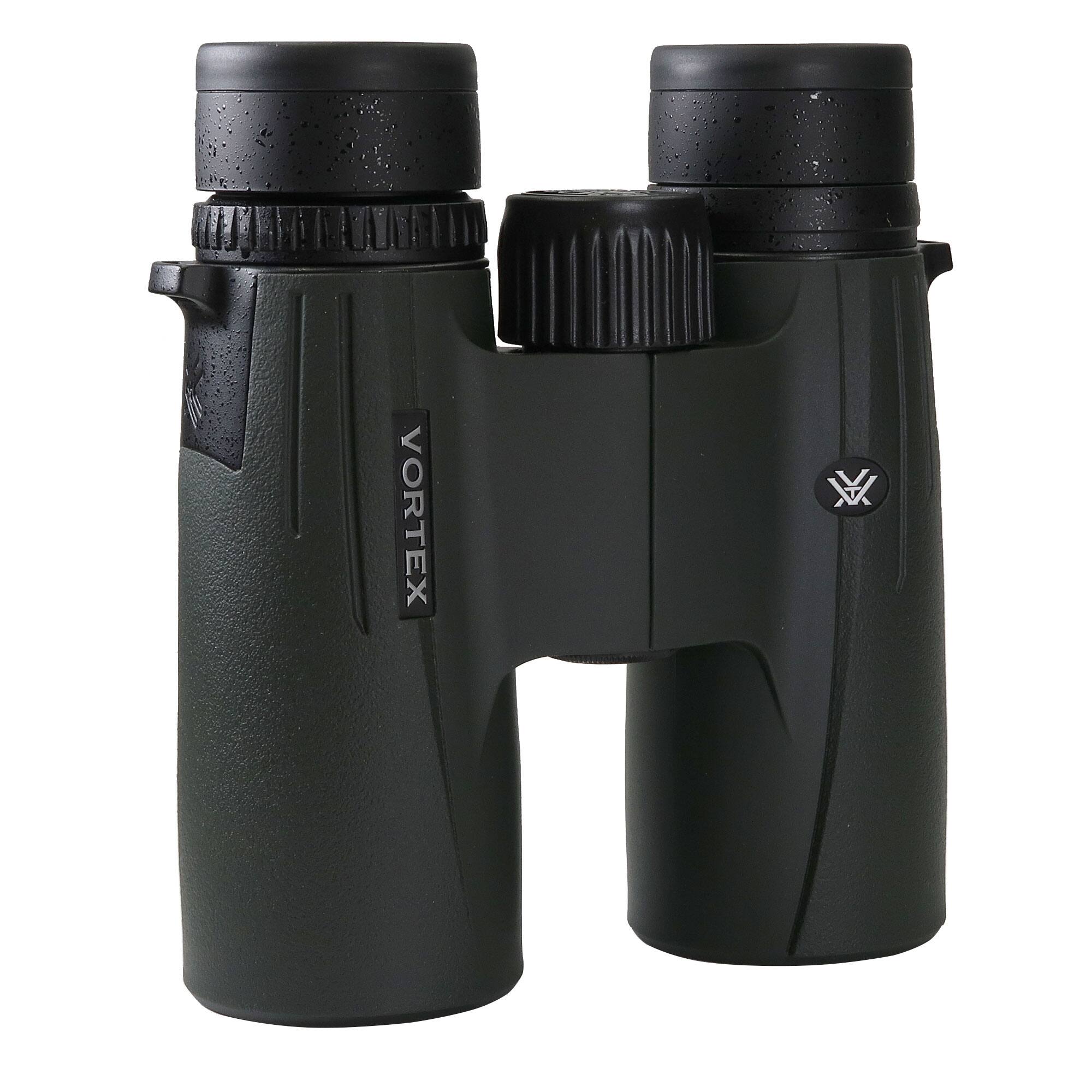 Left. Vortex - Vortex 10x42 Viper Roof Prism HD Binoculars V201 + Professional Cleaning Kit - Green.