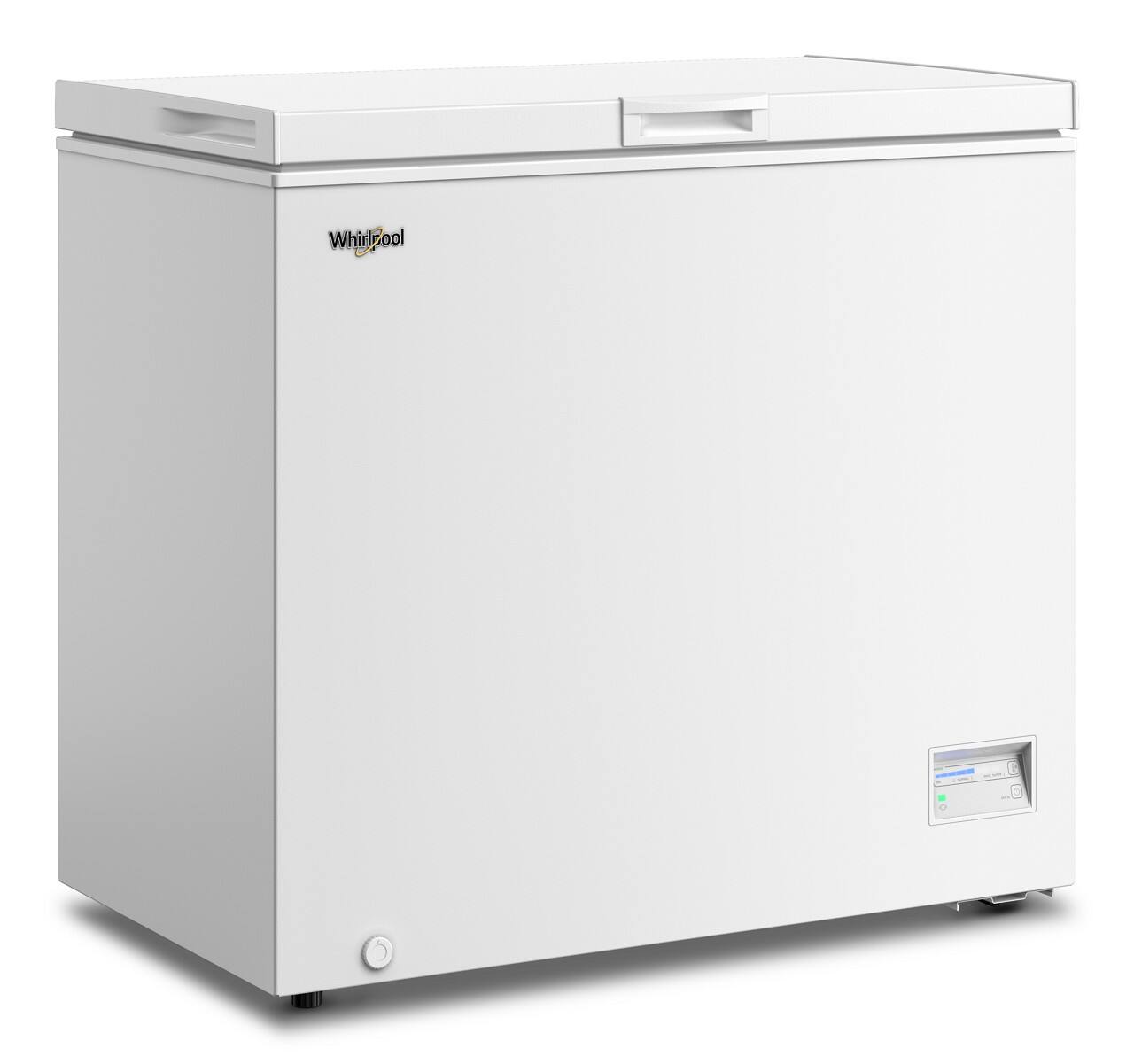 Angle. Whirlpool - Whirlpool 7 cu. ft. Chest Freezer with 1 Storage Basket - White.