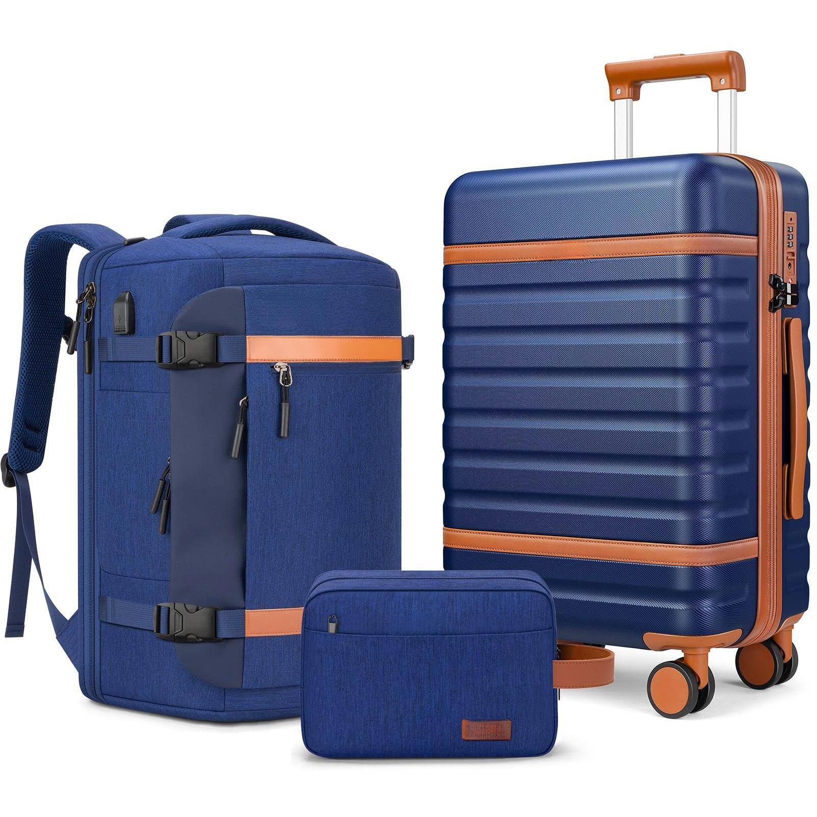 Blue-3 Piece Set (20inch)