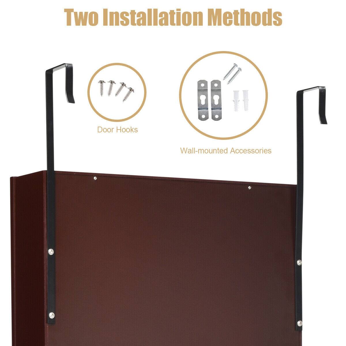 Two Installation Methods

Door Hooks

Wall-mounted Accessories