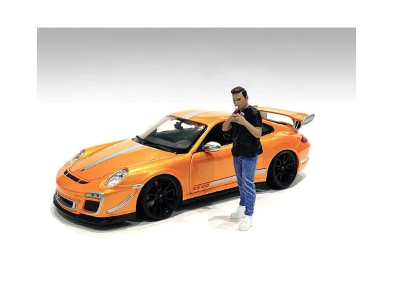 Front. American Diorama - "Car Meet 1" Figurine VI for 1/24 Scale Models by American Diorama.