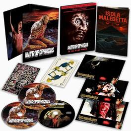 Antropophagus: 45th Anniversary - Deluxe Edition with CD Soundtrack, DVD & Postcards - BLU-RAY