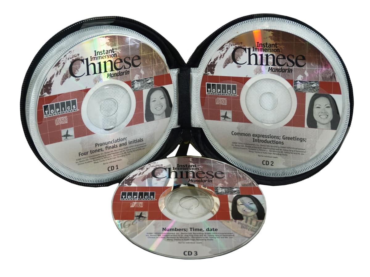 Top Quality - Learn to Speak Mandarin Chinese Instant Immersion Language for Beginners - Fast and Easy - 3 Audio CDs - Multi