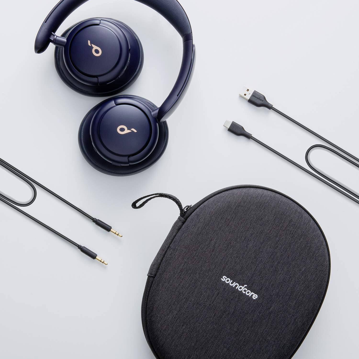 Soundcore Life Q30 by Anker with USB C Charger Block 20W,Hybrid