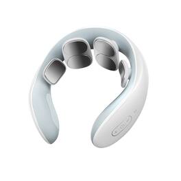 Cluzine - Neck Massager with 8 Modes,Dual Heat Therapy, Portable TENS Cervical Massager for Pain Relief