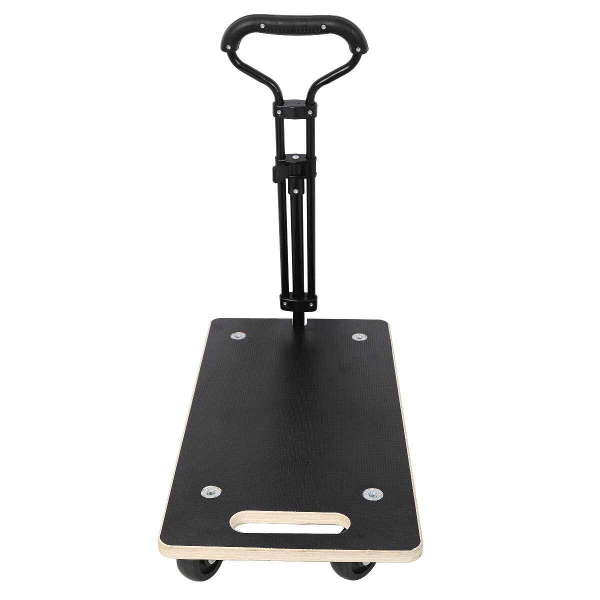 Ropilly Heavy Duty Wooden Moving Dolly with Ergonomic Handle, 440 lb ...