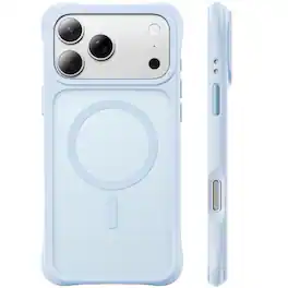 Ornarto - for iPhone 17 Pro Max Case 6.9", Slim Shockproof Translucent Matte Phone Case with MagSafe - Baby Blue
