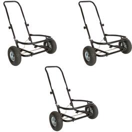 Miller Manufacturing Company - CA500 Multipurpose Muck Cart 70 Quart Tubs (3 Pack) - Black