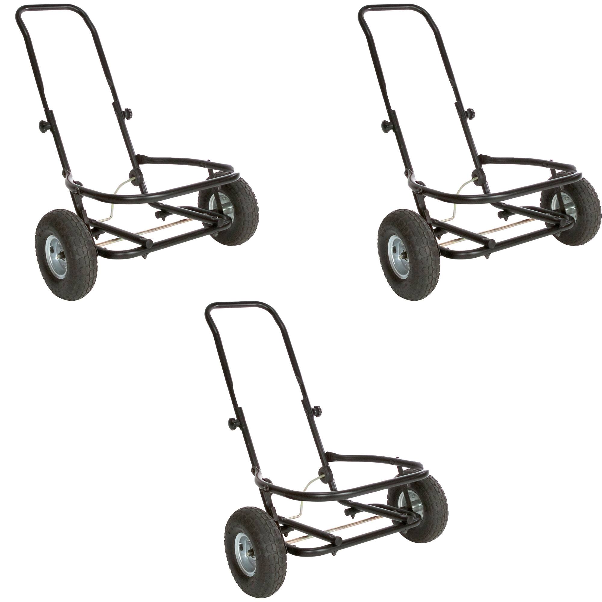 Front. Miller Manufacturing Company - Miller Manufacturing Company CA500 Multipurpose Muck Cart 70 Quart Tubs (3 Pack) - Black.