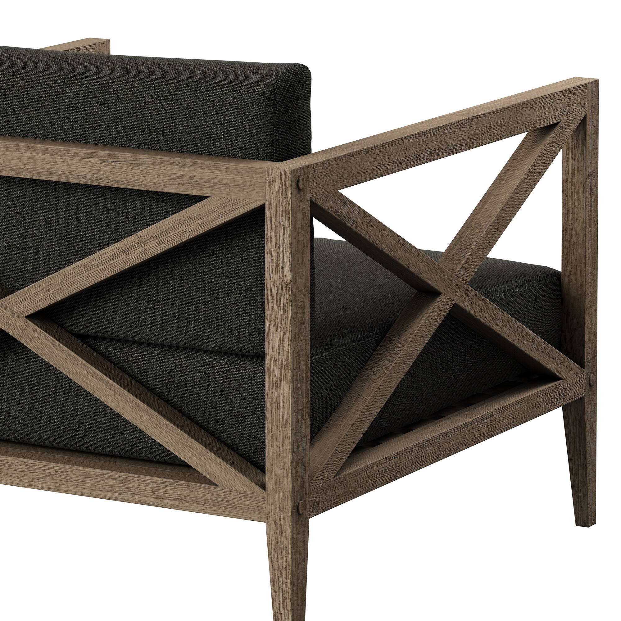 Alt View 5. Modway - Northlake Outdoor Teak Armchair by Modway - Weathered Gray Flint.