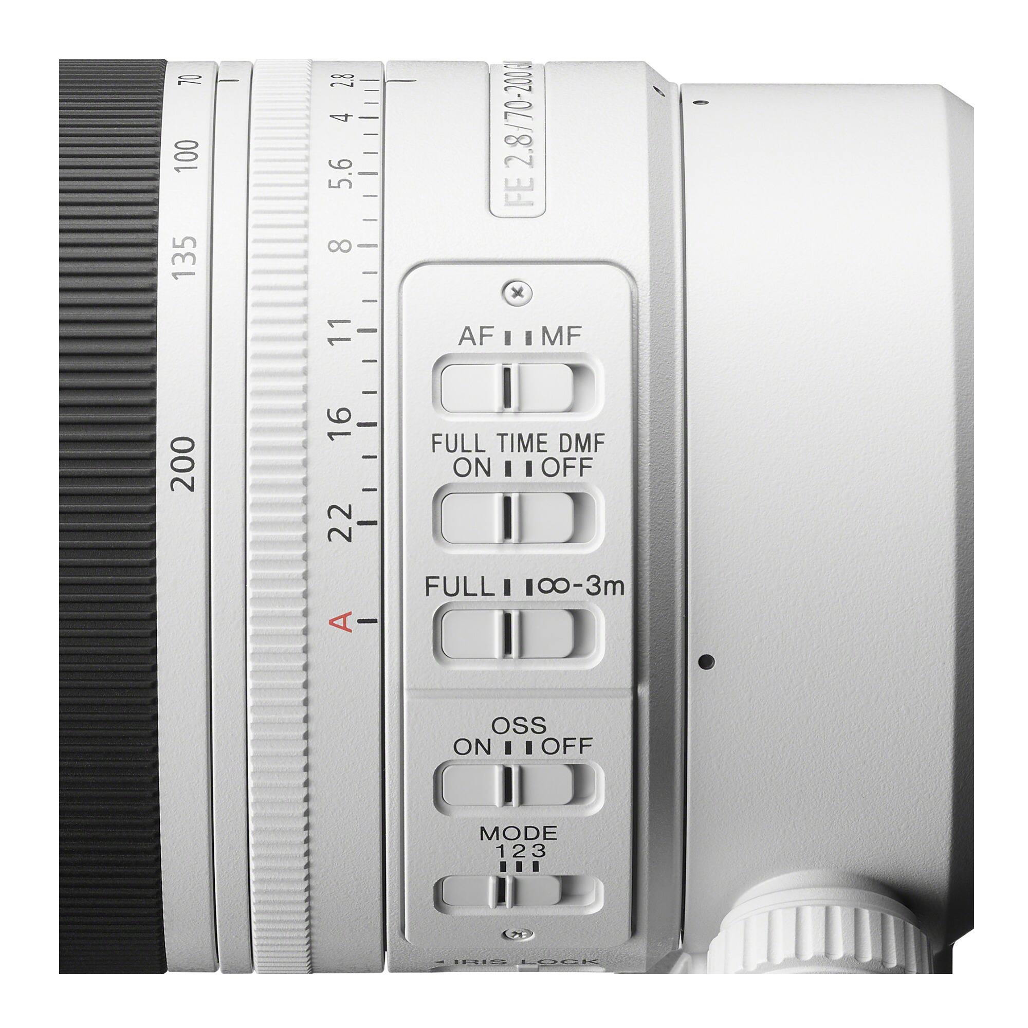 Sony FE 70 200mm F2.8 GM OSS II Full Frame Lens with Variable