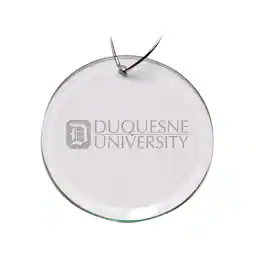 Jardine - Duquesne Dukes 3'' Glass Round Ornament - Multicolor