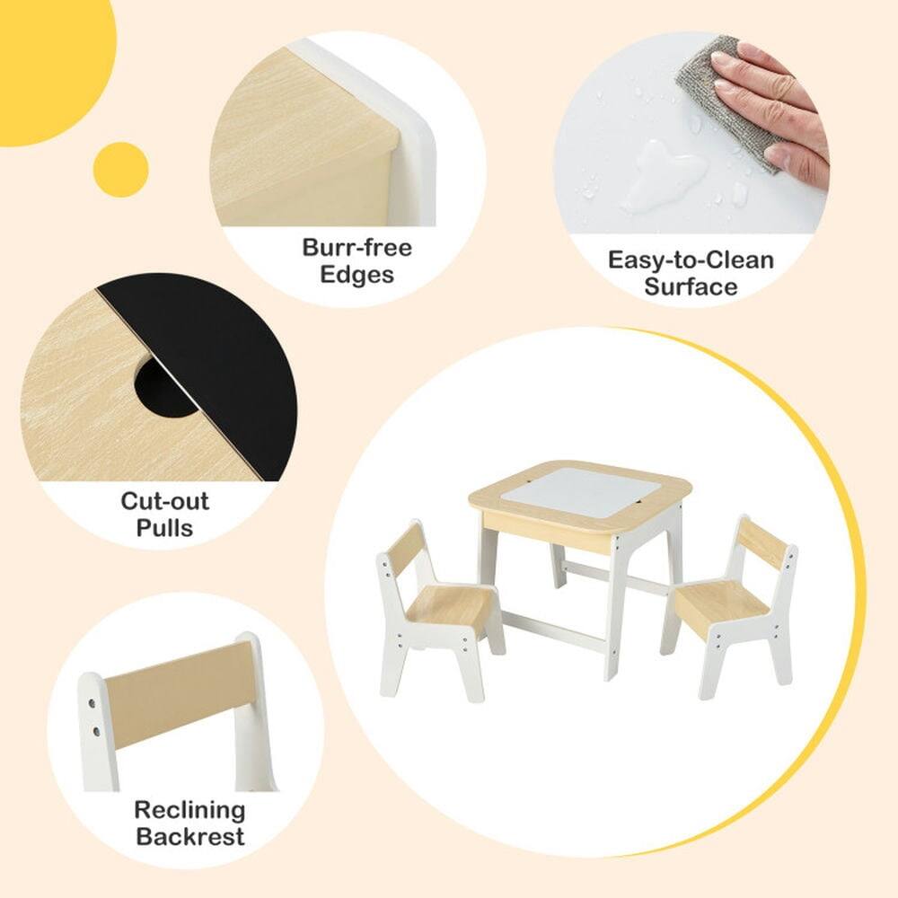 - Burr-free Edges
- Easy-to-Clean Surface
- Cut-out Pulls
- Reclining Backrest