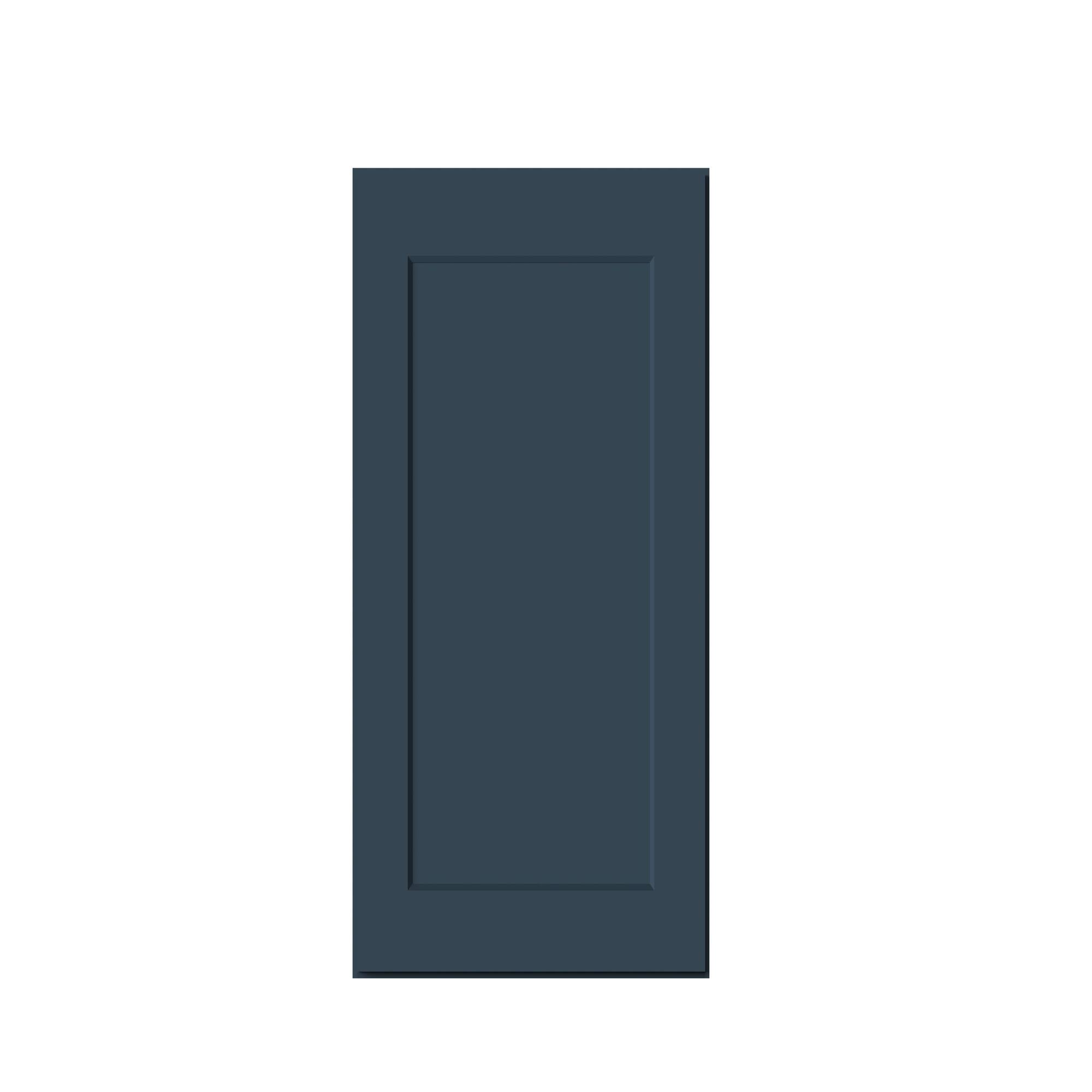 Alt View 1. Boyel Living - 21-in W x 30-in H x 12-in D Shaker RTA Kitchen Wall Cabinet with Soft-Close - Charcoal Blue.