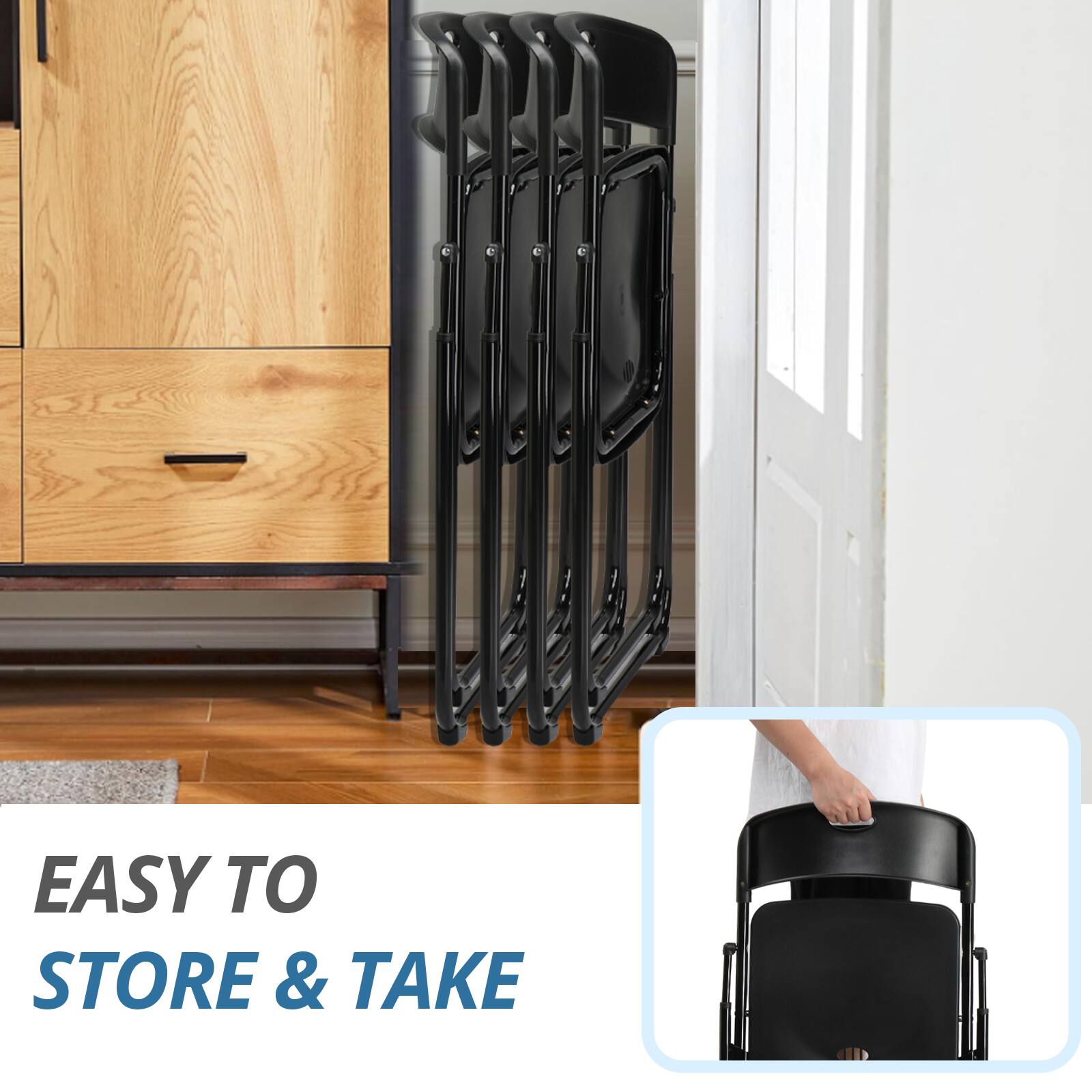 EASY TO STORE & TAKE