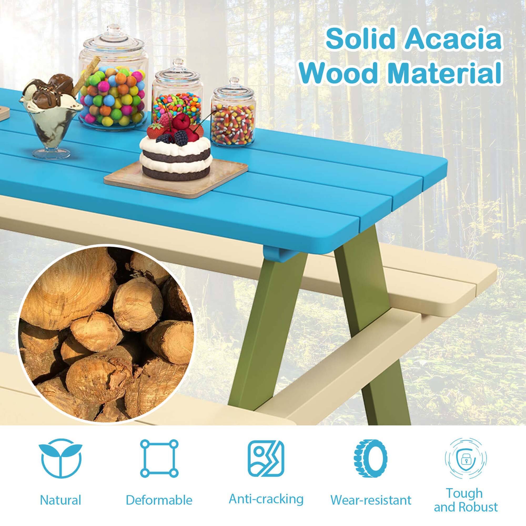 Solid Acacia Wood Material: Natural, Deformable, Anti-cracking, Wear-resistant, Tough and Robust.