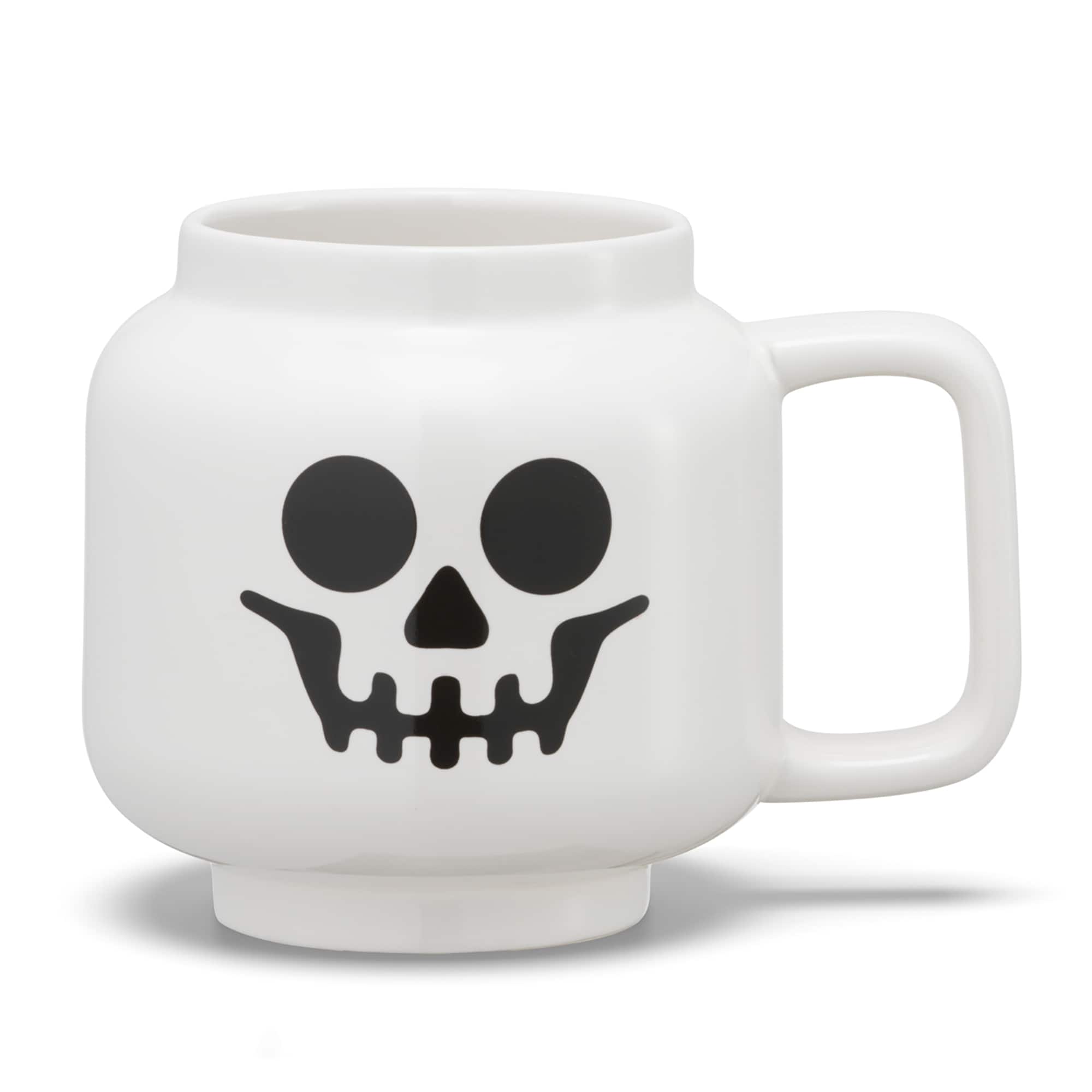 Front. Room Copenhagen - LEGO: Skeloton Large Ceramic Mug, 17.9oz - White.