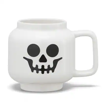 Front. Room Copenhagen - LEGO: Skeloton Large Ceramic Mug, 17.9oz - White.