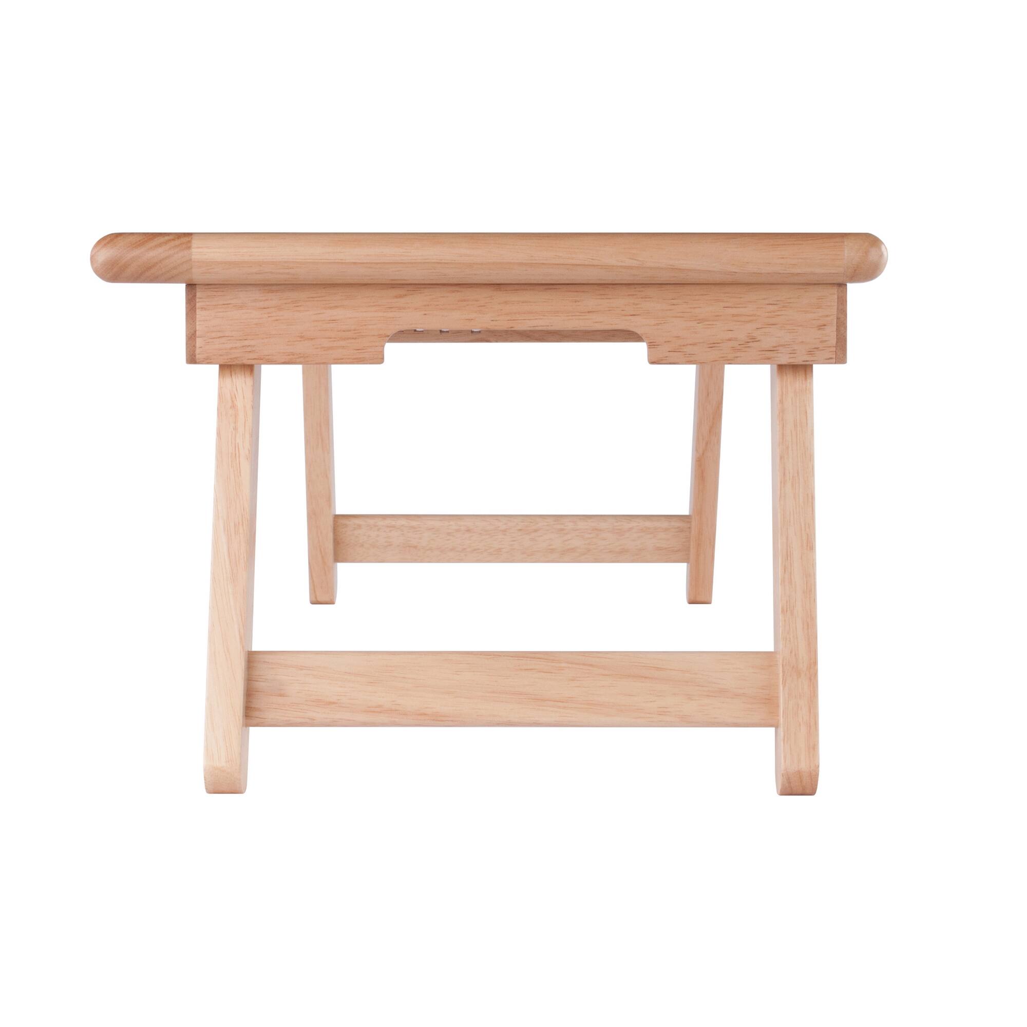 Alt View 8. Winsome Wood - Arlo Breakfast Tray with Flip Top - Natural/White.